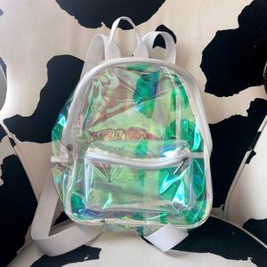 Holographic See-Through Backpack